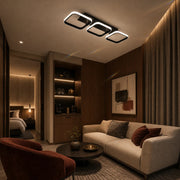 Lustre LED VERTEX 34W, 3 carrés, Linéaire, Lumière Froid/Chaud/Neutre, Noir - 14_LL770-3BK.png