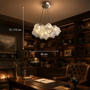 ECOLUCE MODERN Lustre, Globe, 7xE27, Hauteur Ajustable, Chrome - 15_LC815-7CH.png
