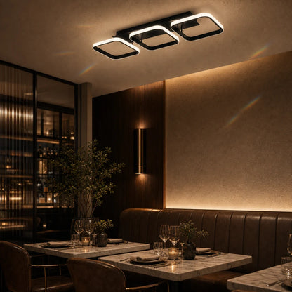 Lustre LED VERTEX 34W, 3 carrés, Linéaire, Lumière Froid/Chaud/Neutre, Noir - 15_LL770-3BK.png
