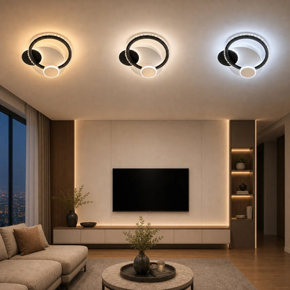 Lustra LED cu cristal PRISMIQ 45W, 3 Cercuri, lumina Rece/Calda/Neutra, Negru - 10_LL654-300BK.png