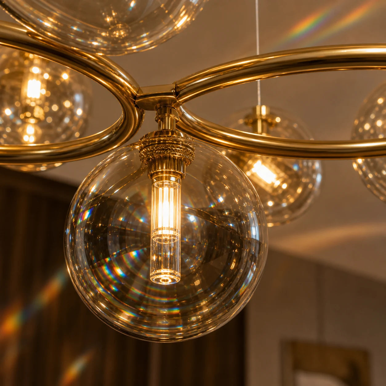 Lustre VENERE Luce, 3 Cercles, 7xG9, Or, Métal, Hauteur réglable - 12_LC811-7.png