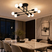 Lustre Octa moderniste classique, 8x E27, noir, design moderne, métal, sans abat-jour - 15_LC360-8BK.png