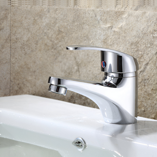 Robinet de lavabo, alliage, chrome, robinets de salle de bain LV001 Titre par défaut Alessandro Design