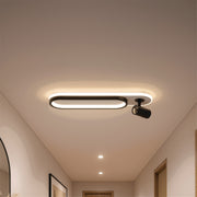 Lustre LED avec projecteur orientable FISSO Camilla 49W, lumière 3000/4000/6000k, Noir