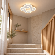 Lustre LED CRINELLA 45W, Diamètre 23cm, Lumière Froide/Chaude/Neutre, Blanc