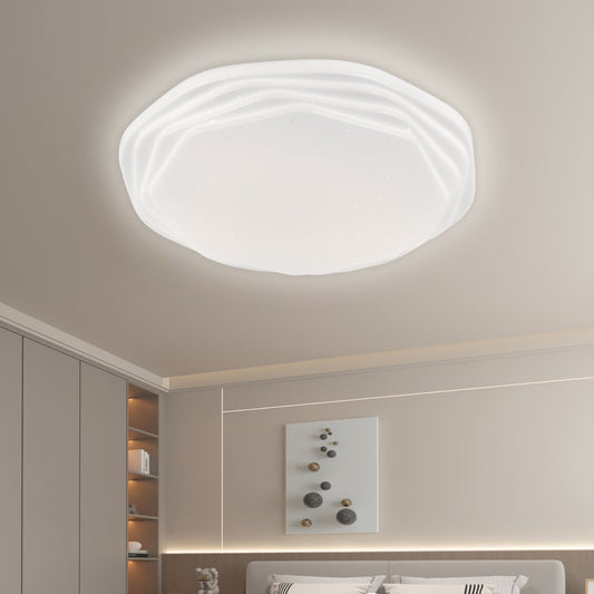 Plafonnier LED 23 cm, 22W, 3000K / 4000K / 6000K, Blanc, Plafonniers LED en métal et acrylique Default Title Alessandro Design