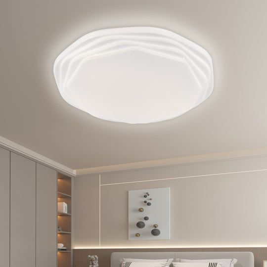Plafonnier LED 23 cm, 22W, 3000K / 4000K / 6000K, Blanc, Plafonniers LED en métal et acrylique Default Title Alessandro Design