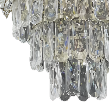 Lustre en cristal WINDSOR Petito 3xE14, diamètre 29cm, chrome brillant, hauteur réglable