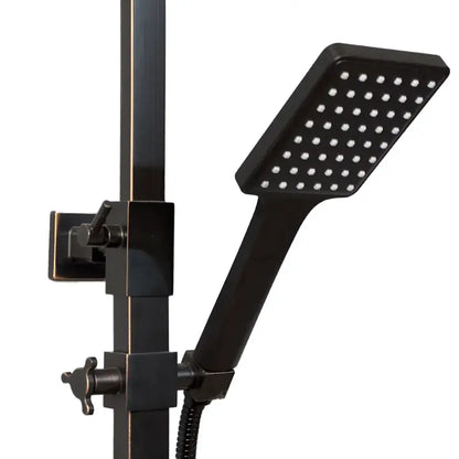 Colonne de douche à écran LCD en acier inoxydable noir SJG/008