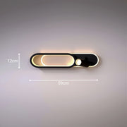 Lustre LED avec projecteur orientable FISSO Camilla 49W, lumière 3000/4000/6000k, Noir