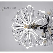 PETERHOF Lustre en cristal Eleganza, 13xG4, diamètre 49 cm, noir