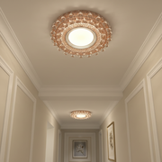 Spot LED ORBITA, 5W, Rotund, Lumina Rece / Calda, Bronz Antichizat, Rasina si Sticla