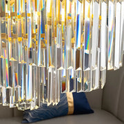 Lustre en cristal TRIANON Elegance 6x E27, diamètre 47cm, doré brillant, hauteur réglable