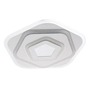 Lustre LED 3D NEXA 39W, diamètre 23cm, lumière froide/chaude/neutre, blanc