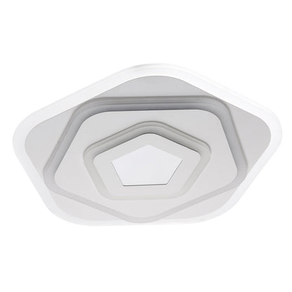 Lustre LED 3D NEXA 39W, diamètre 23cm, lumière froide/chaude/neutre, blanc