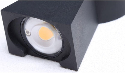 Applique LED d'extérieur Han, 12W, Métal, Noir