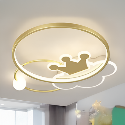 Lustre LED Rafael avec télécommande, 57 W, variable, 3000 K/4000 K/6000 K, doré