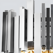 Lustre en cristal BLOIS Eleganza 8xE14, diamètre 49cm, argent, hauteur réglable