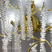 Lampe Cristal Chandler 3x G9 Or