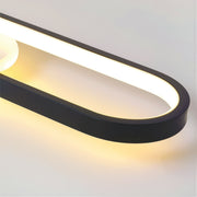 Lustre LED avec projecteur orientable FISSO Camilla 49W, lumière 3000/4000/6000k, Noir