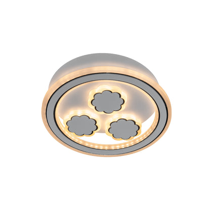 Lustre LED Rylee, 25 W, 3000/4000/6000K, blanc, acrylique