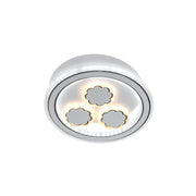 Lustre LED Rylee, 25 W, 3000/4000/6000K, blanc, acrylique