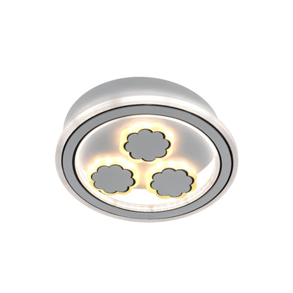 Lustre LED Rylee, 25 W, 3000/4000/6000K, blanc, acrylique