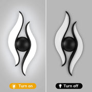 Applique murale LED extérieure et intérieure, 4 Sources x 1W, IP65, ABS, Noir, 3000K