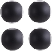 Applique murale LED AX240, Extérieure, 4 Sources, 4W, Noir, 3000K
