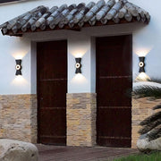 Applique LED d'extérieur Han, 12W, Métal, Noir