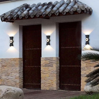 Applique LED d'extérieur Han, 12W, Métal, Noir