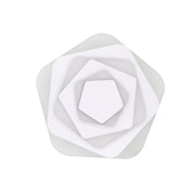 Lustre LED SIENA 40W, Diamètre 23cm, Lumière Froide/Chaude/Neutre, Blanc