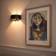 Applique murale d'extérieur LED Ellis, 6 W, 6 sources lumineuses, lumière chaude, noir