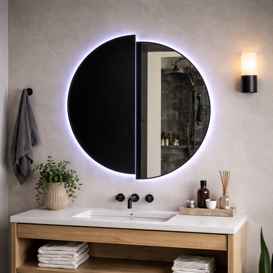 Miroir LED tactile Mariah système anti-buée 60X60cm miroirs Korman E titre par défaut Alessandro Design