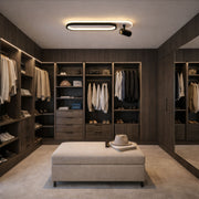 Lustre LED avec projecteur orientable FISSO Camilla 49W, lumière 3000/4000/6000k, Noir