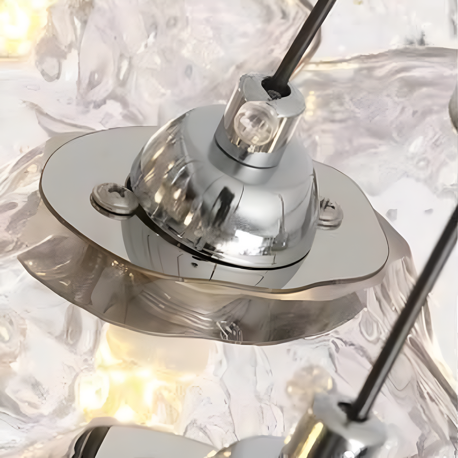 Lustra MODERNA ECOLUCE, Glob, 7xE27, Inaltime Reglabila, Crom Lustre Moderne Default Title Alessandro Design