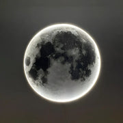 Applique murale LED décorative lune 55W diamètre 80CM lumière froide neutre chaude 3000/4000/6000K