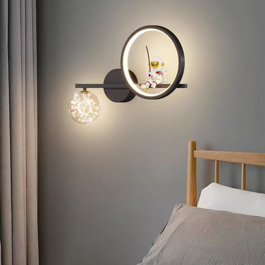 Applique LED 21W Swarna Cool/Chaud/Neutre, Lustre Noir Enfants Titre par Défaut Alessandro Design