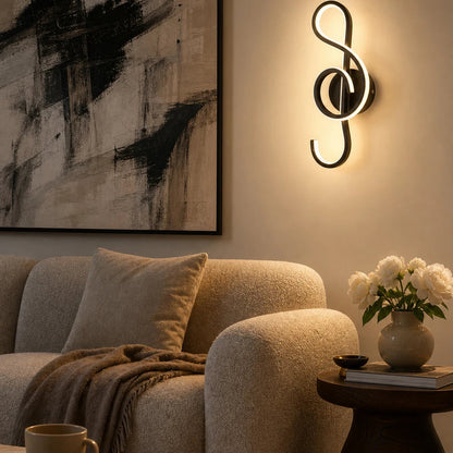 Applique LED Key Sol 34W Lumière Froide/Chaude/Neutre Noir Métal