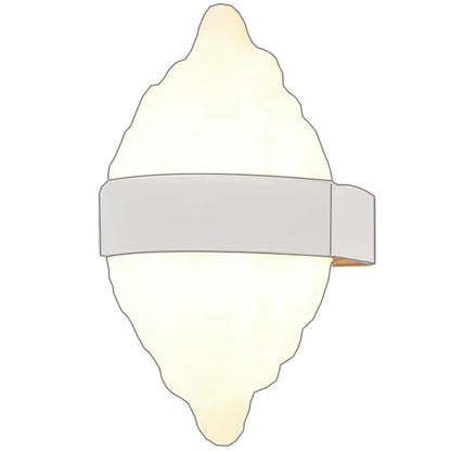 Applique extérieure LED ICEBERG 10W Métal IP65 Blanc