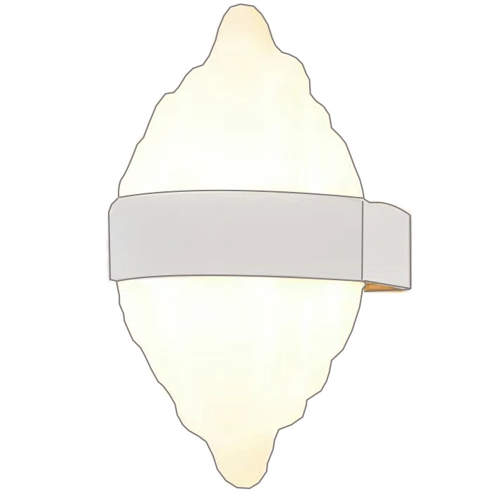Applique extérieure LED ICEBERG 10W Métal IP65 Blanc