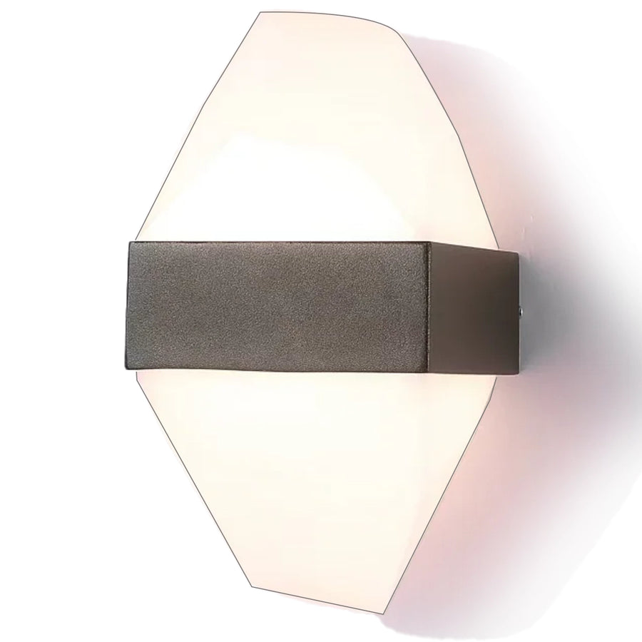 Applique extérieure LED ICEBERG 10W Métal IP65 Noir