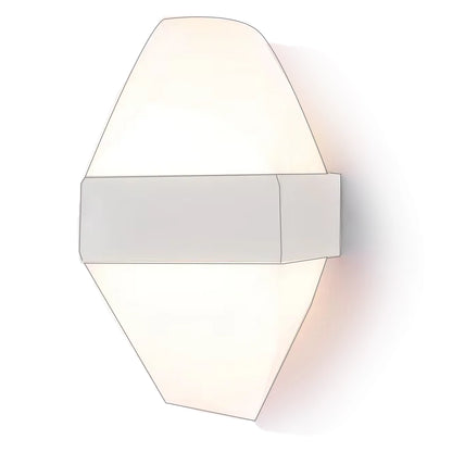 Applique extérieure LED ICEBERG 10W Métal IP65 Blanc