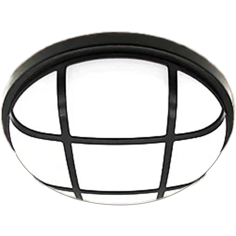 Applique murale extérieure LED AX311/218BK, Diamètre 22cm, 24W, IP65, Lumière Chaude