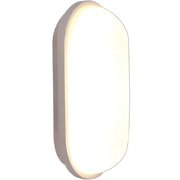 Applique murale extérieure LED, 12W, IP65, Blanc, Lumière Chaude 3000K, Métal
