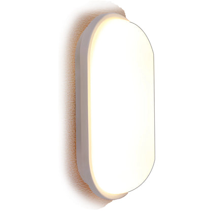 Applique murale extérieure LED AX320/218WH, 24W, Lumière chaude 3000K, IP65, Blanc, Métal