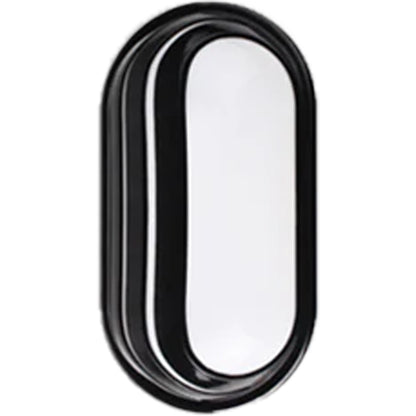 Applique murale extérieure LED AX322/270BK, 24W, Lumière chaude 3000k, IP65, Noir et Blanc