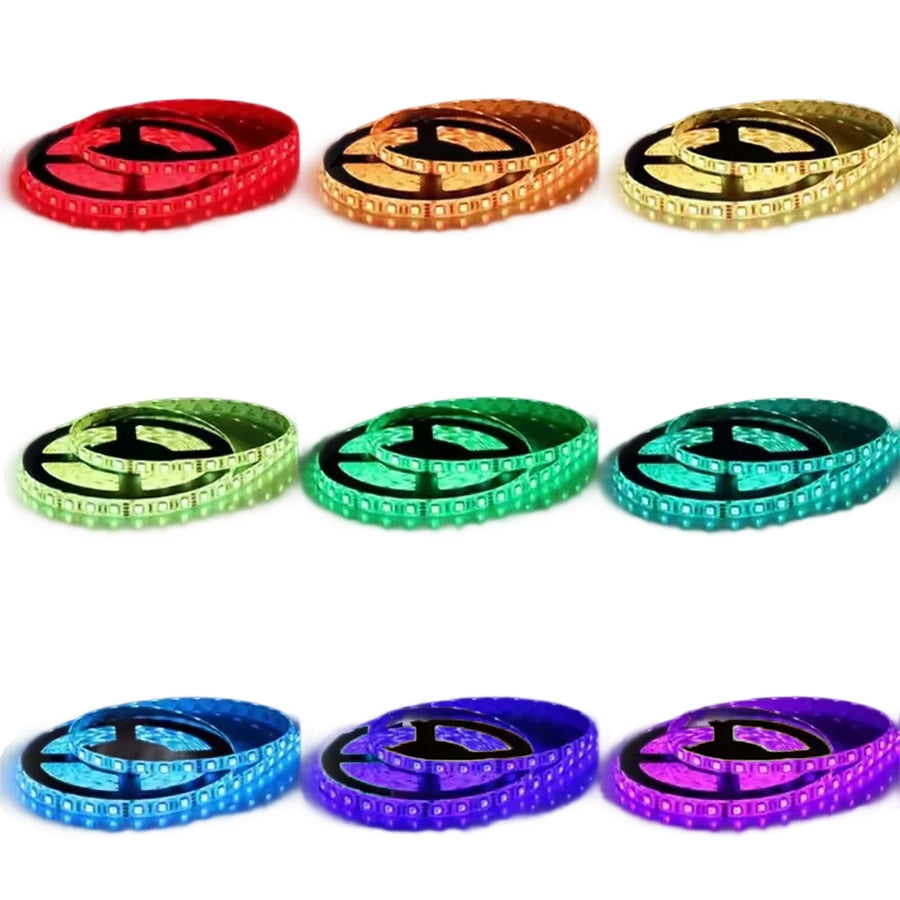 Kit Bande LED 5050 5m avec télécommande, RGB, 10W/m, 5m, IP44