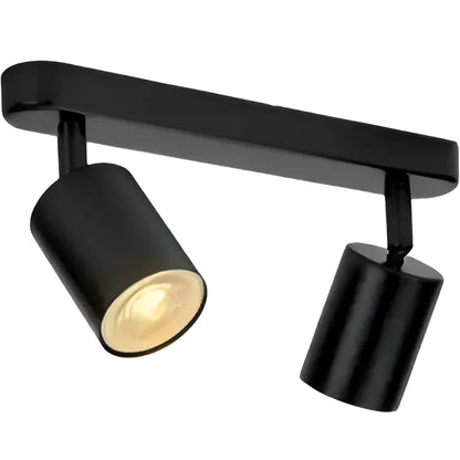 Lustre Joom avec projecteur linéaire 2XGU10 Noir
