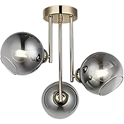 Lustre à ampoule moderne MODUS, 3x E27, Or, Métal